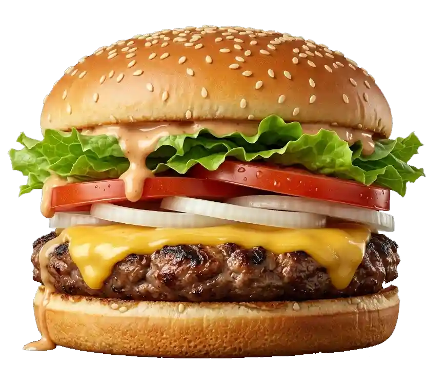 hello junior American beef cheese burger